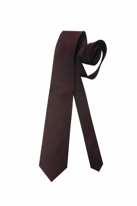 Галстук бордовый жаккард