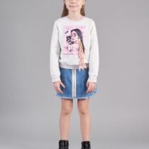 Юбка джинсовая на молнии