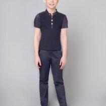 Блузка трикотажная с коротким рукавом