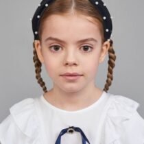 Հերակալ մարգարտե քարերով սև