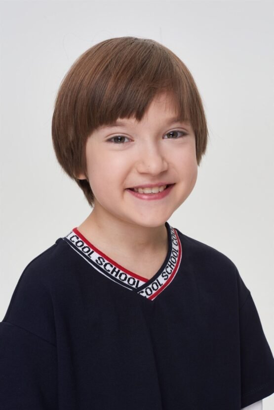 Джемпер комбинированный синий/белый