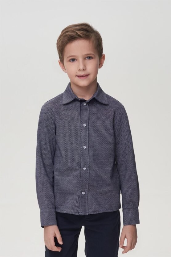 Երկարաթև վերնաշապիկ կապույտ