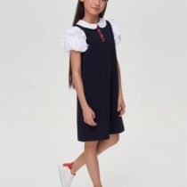 Շրջազգեստ կապույտ-սպիտակ