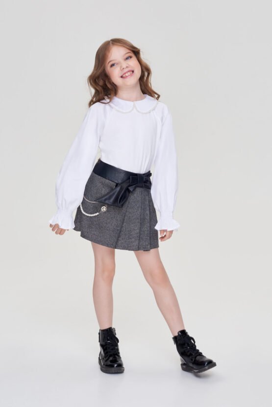 Джемпер с пышными рукавами