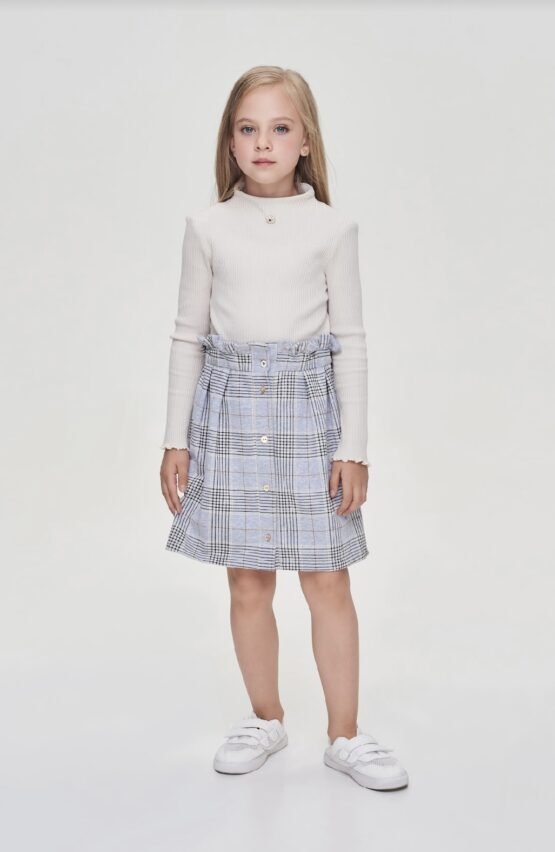 Юбка из принтованного трикотажа