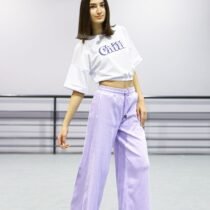 Տաբատ լայն մանուշակագույն