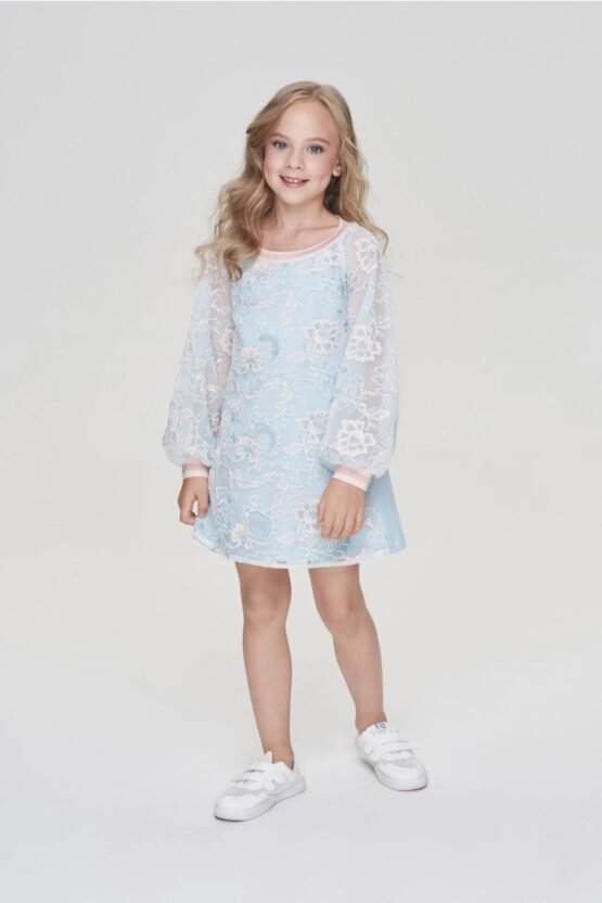 Երկնագույն տոնական զգեստ