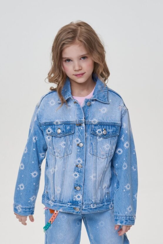 Джинсовая куртка-рубашка