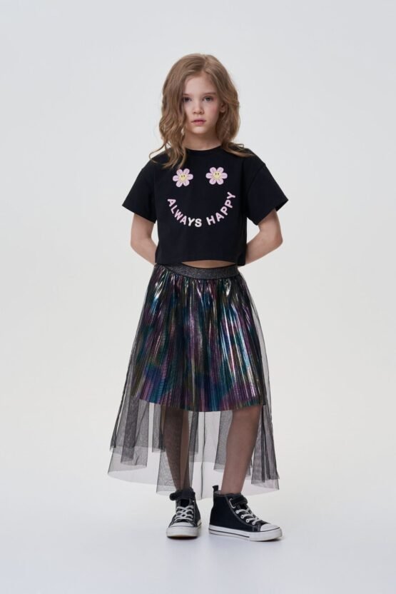 Юбка из сетки