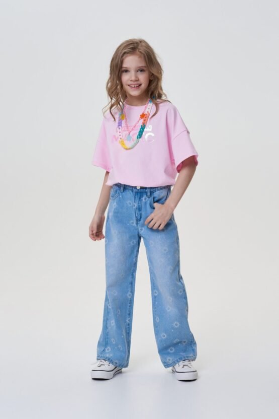 Джинсы широкие