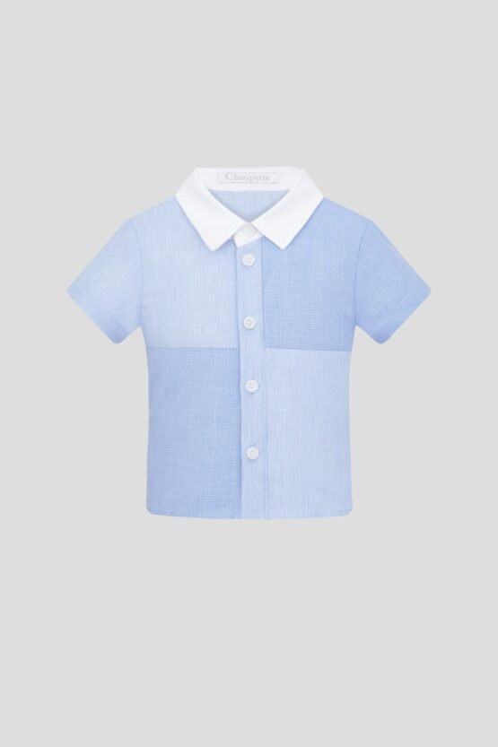 Сорочка нарядная в полоску