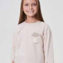 Джемпер-лонгслив с декором