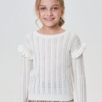 Свитер вязаный трикотажный