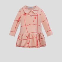 Платье из трикотажа, розовый