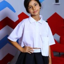 Рубашка с широким карманом