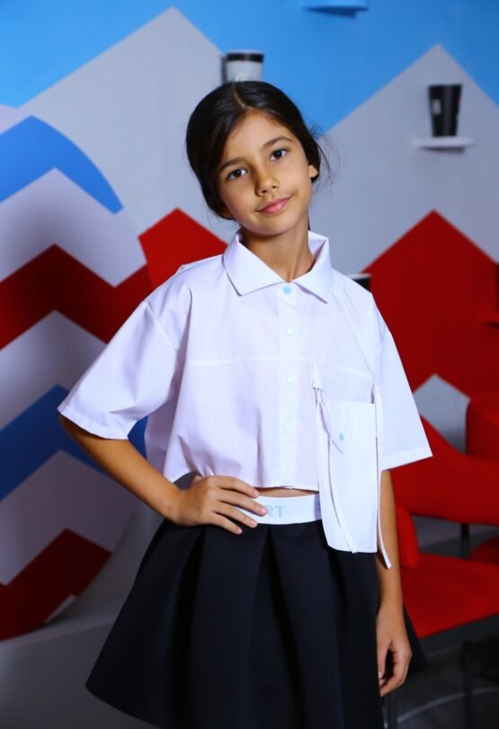 Рубашка с широким карманом