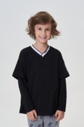 Лонгслив с принтом