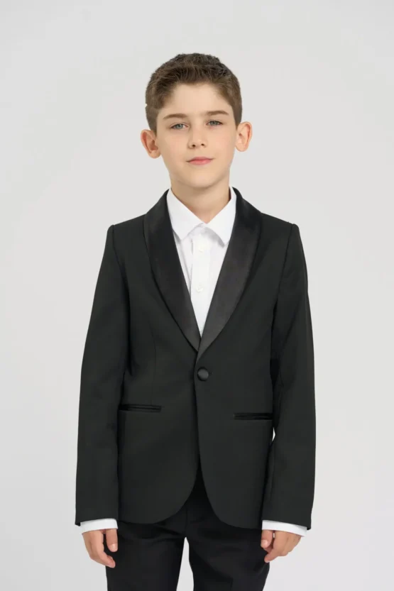 Դասական սմոքինգ բաճկոն՝ ատլասե եզրագծով