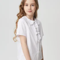 Блуза с оборкой